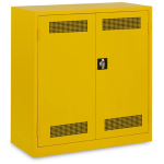 Veiligheidskast PDC-106, 106*100*45 cm, voorzien van dicht legbord, geel