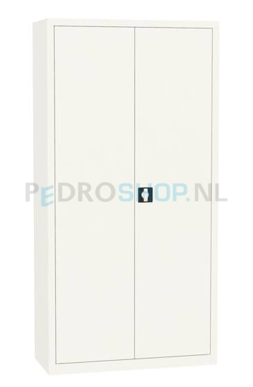 Draaideurkast SQ-203, 199*100*43,5 wit, 4 legborden