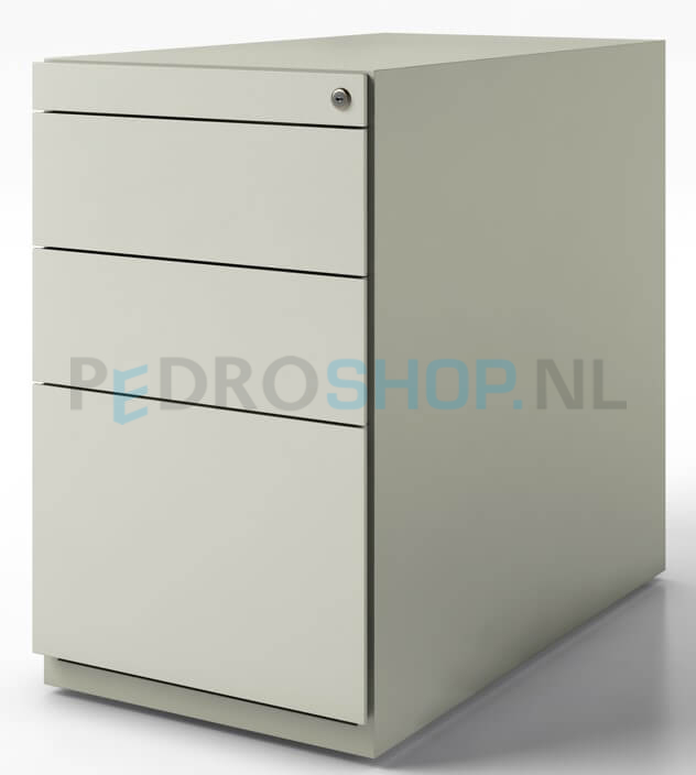 Stand ladenblok voor hangmappen Bisley in het betongrijs bestellen