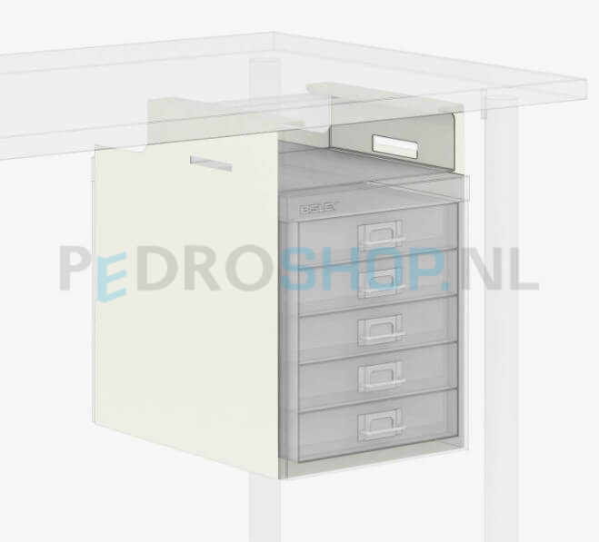 BISLEY DIN A4 Materiaalschaal Voor Lade - Metaal Met 800 Kunststof, 23,5 X 3 X 35 Cm